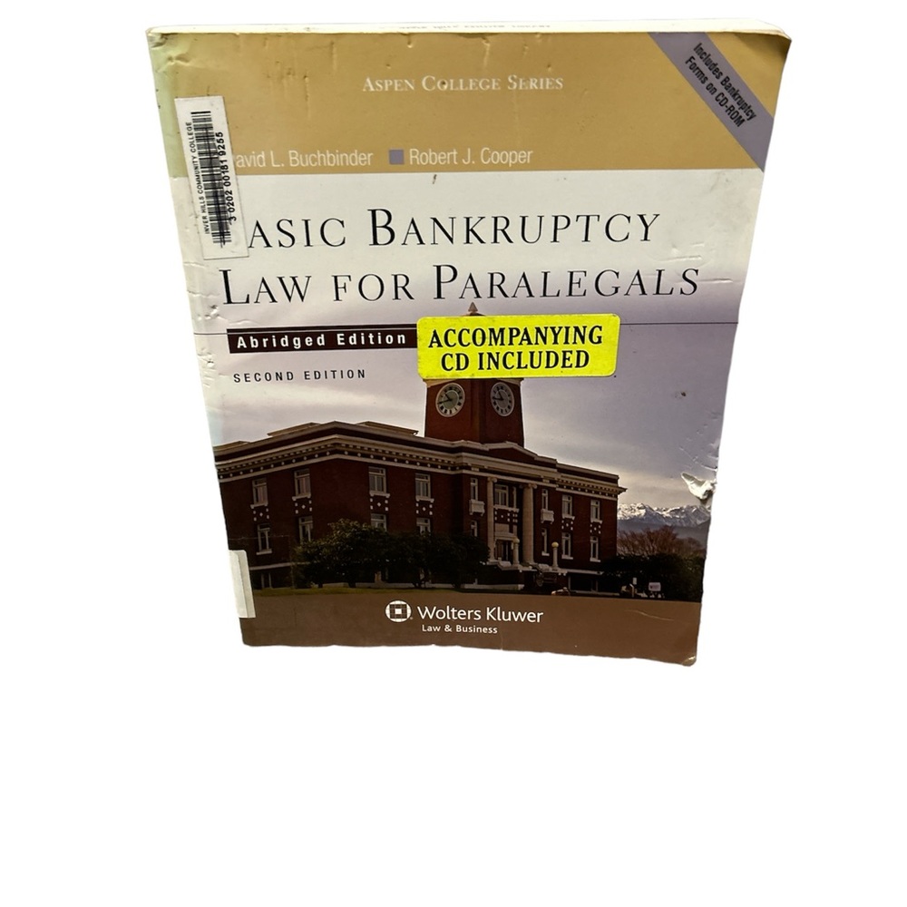 Bankruptcy law for paralegals textbook